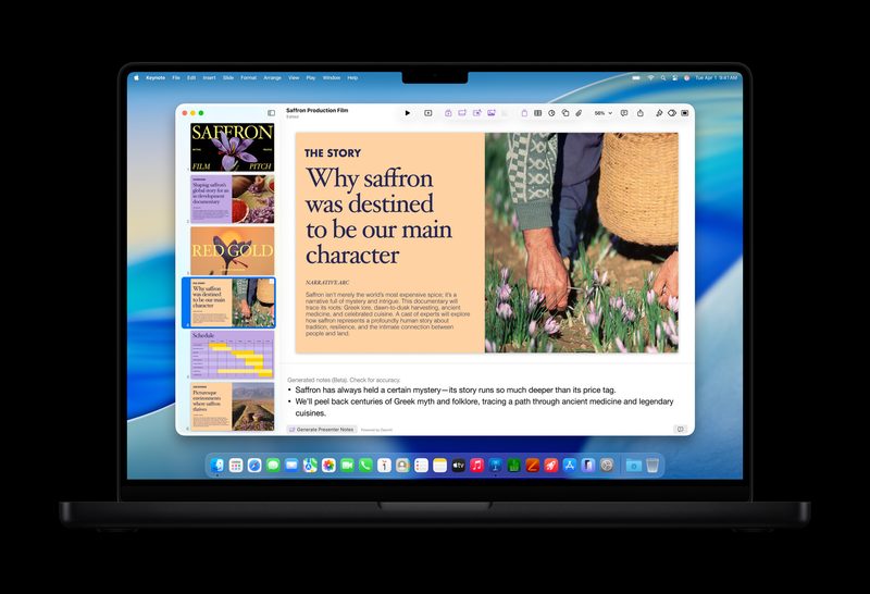 Apple Put an AI Assistant in Pages, Keynote, and Numbers, Behind a Paywall