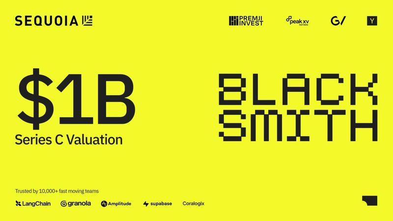 Blacksmith Hits $1B: $66M to Test the Code AI Agents Write